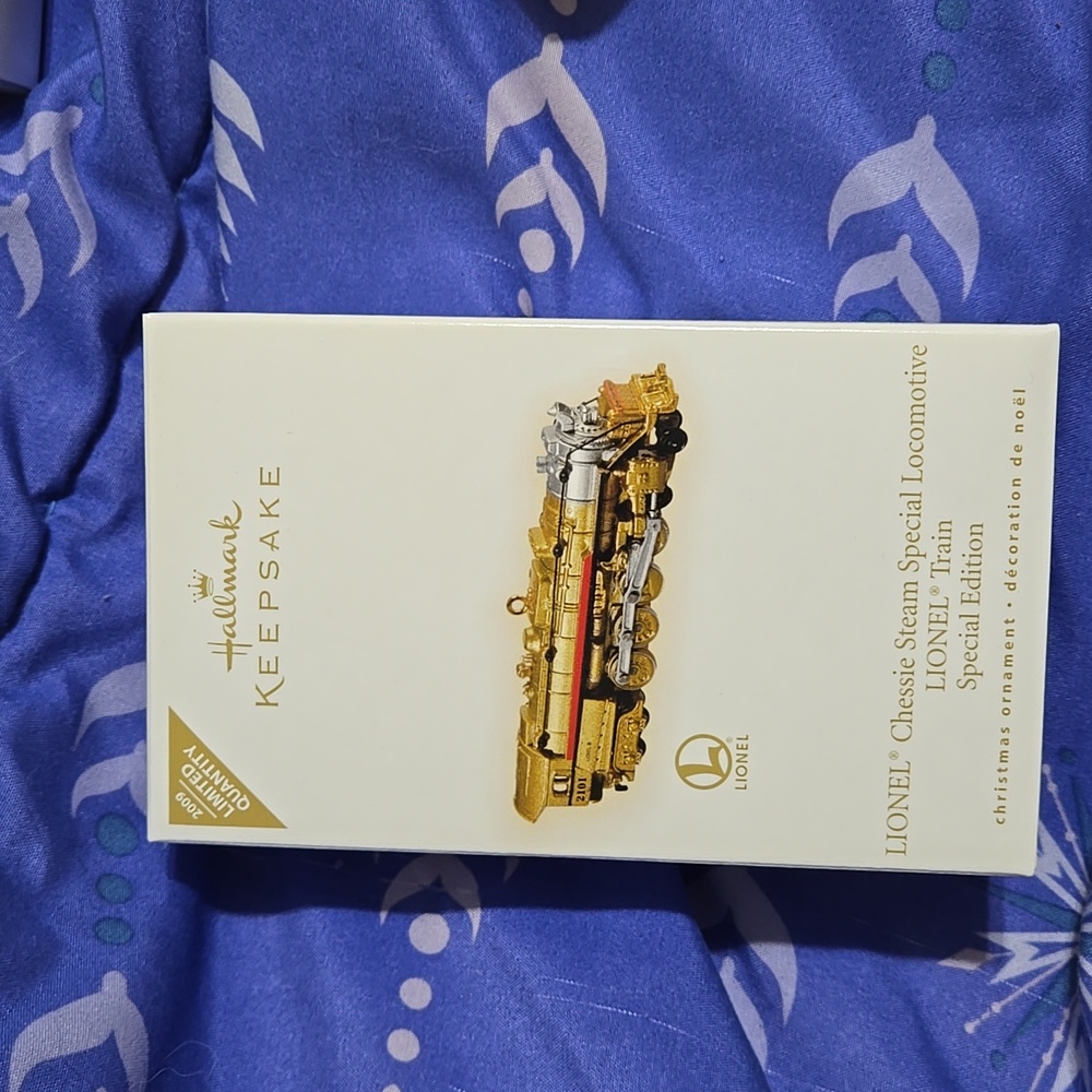 Hallmark train ornament